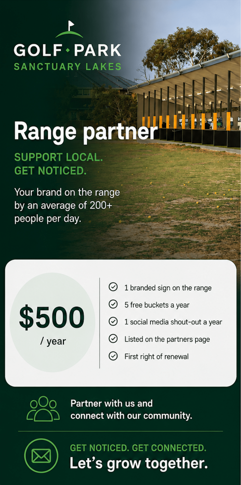 Range Partner - GolfPark@SanctuaryLakes