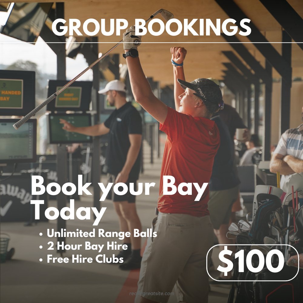 Group Booking Bay Hire : $100 - GolfPark@SanctuaryLakes